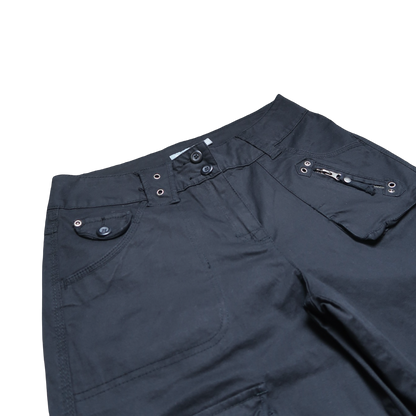 VINTAGE BLACK CAPRI - L