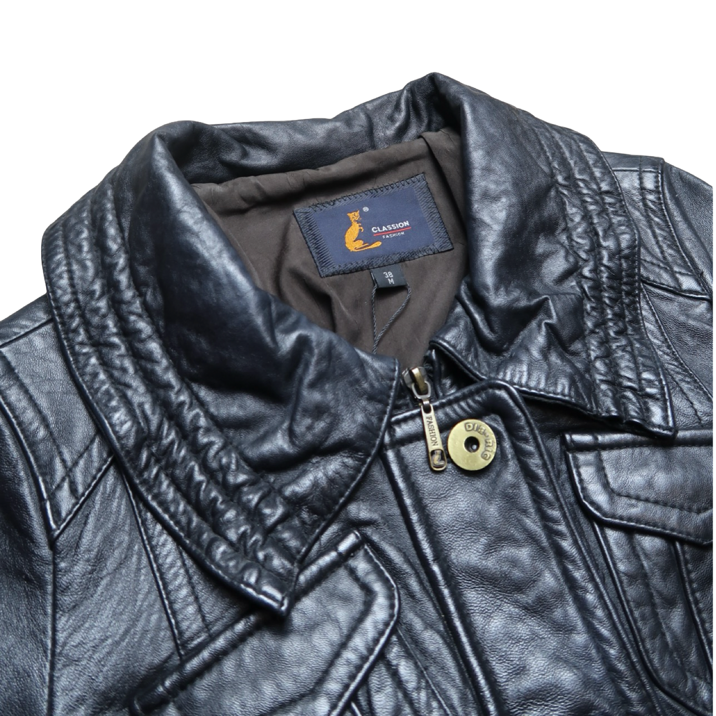 VINTAGE LEATHER JACKET - S