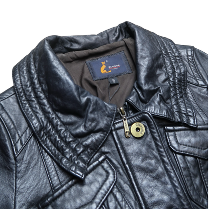 VINTAGE LEATHER JACKET - S