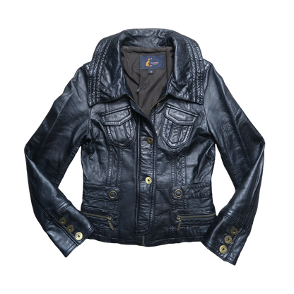 VINTAGE LEATHER JACKET - S