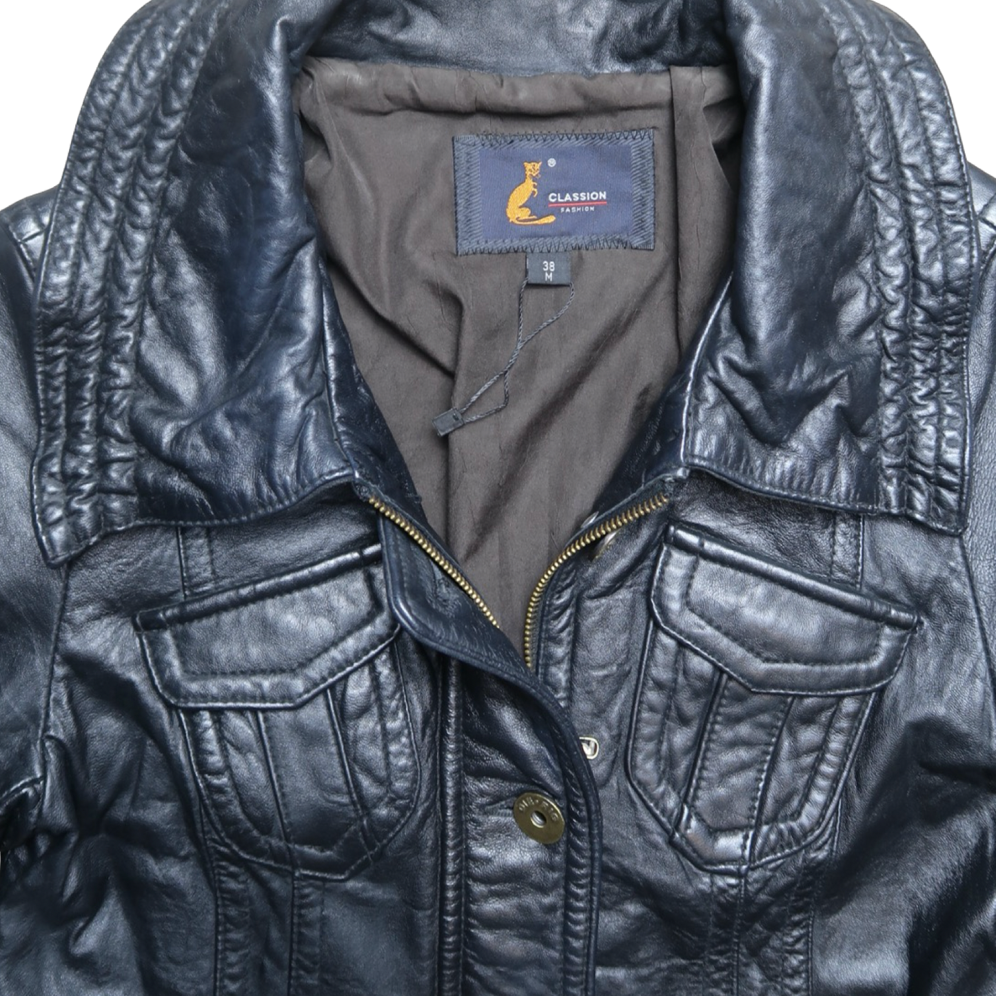 VINTAGE LEATHER JACKET - S