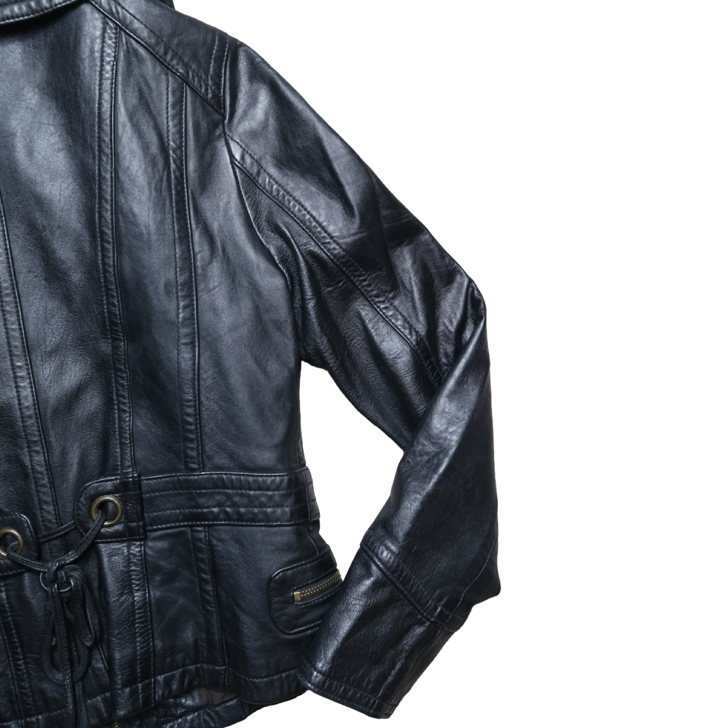 VINTAGE LEATHER JACKET - S
