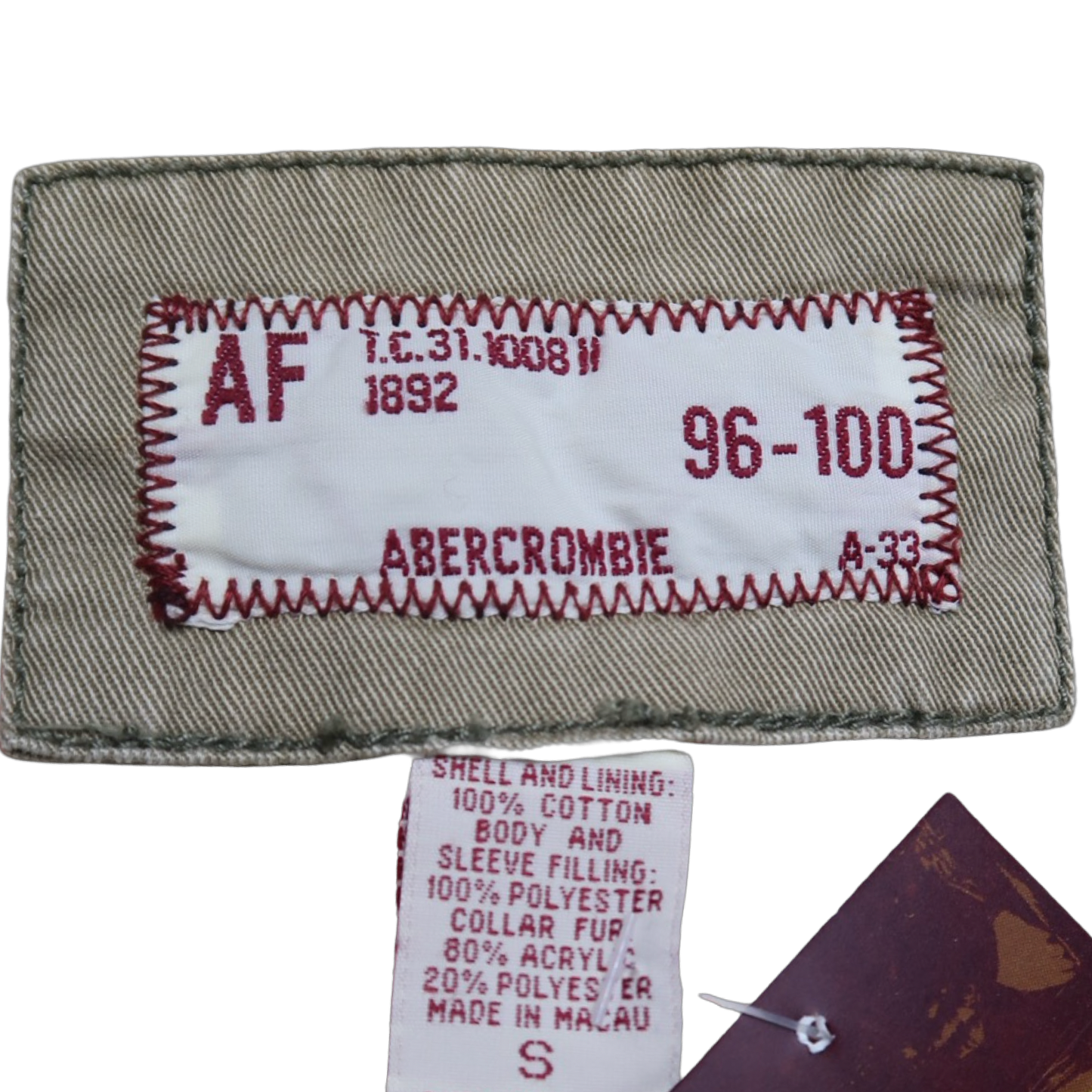 ABERCROMBIE & FITCH JACKET - S