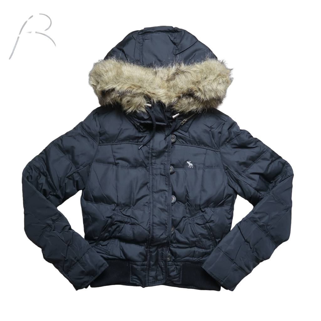 ABERCROMBIE & FITCH FUR JACKET - S