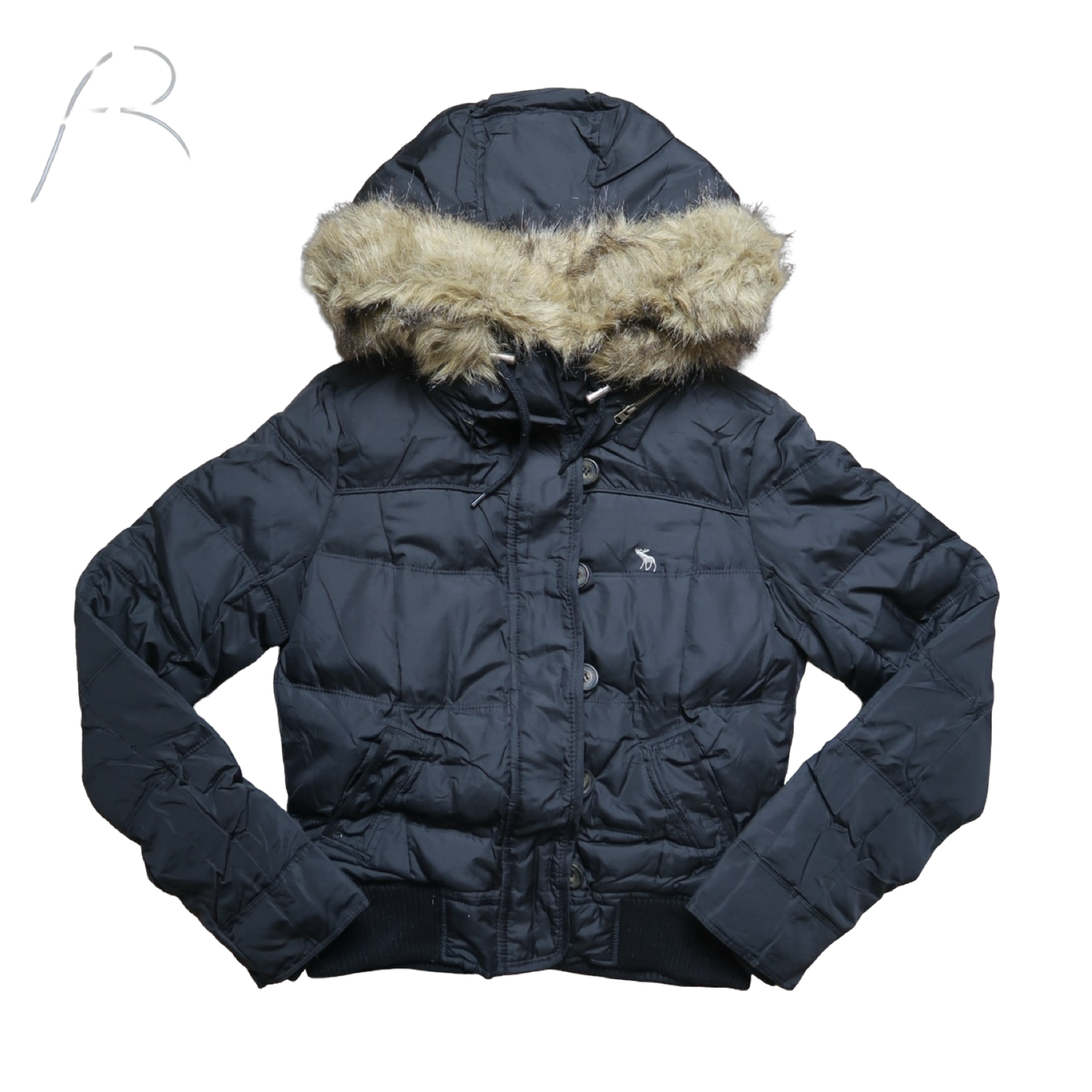 ABERCROMBIE & FITCH FUR JACKET - S