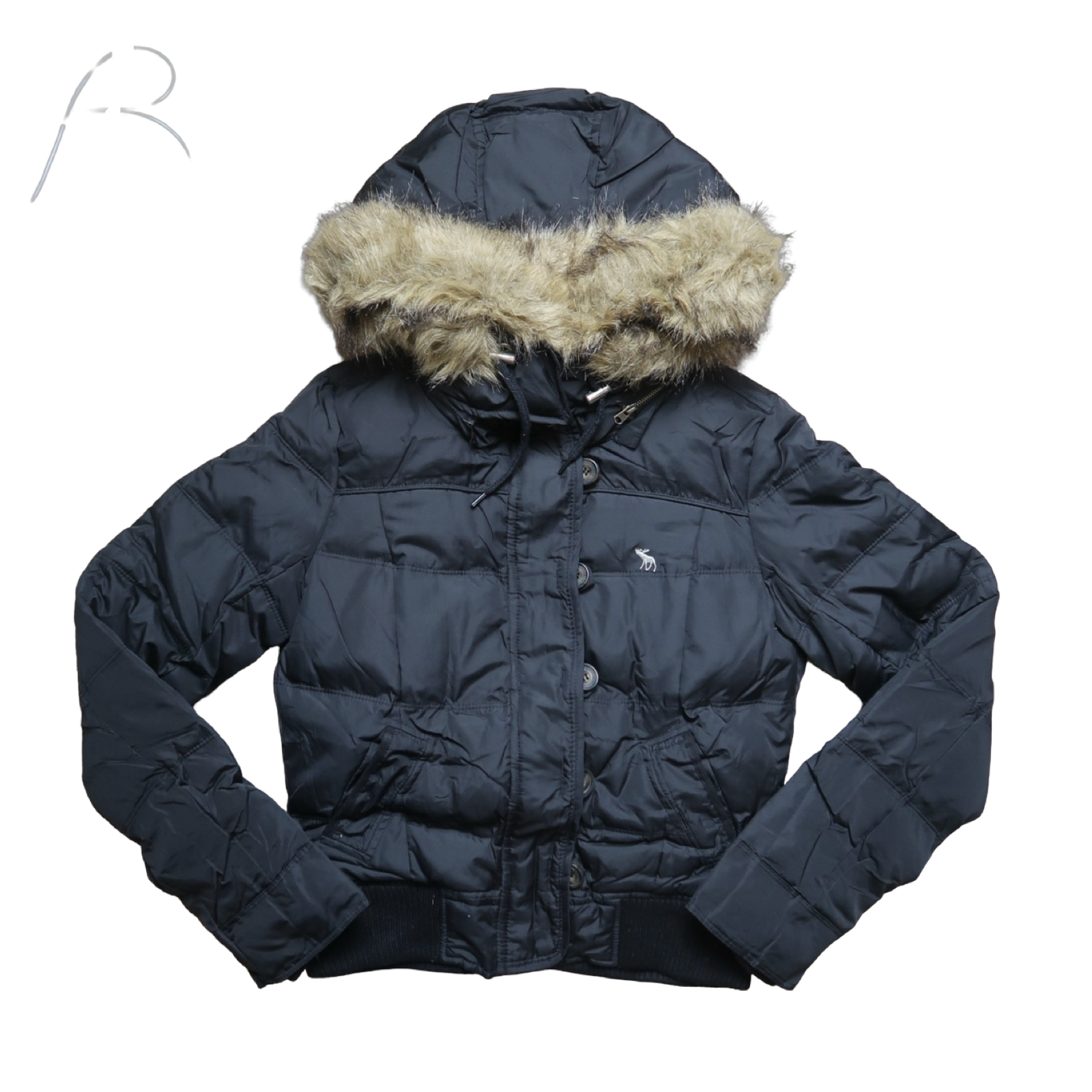 ABERCROMBIE & FITCH FUR JACKET - S