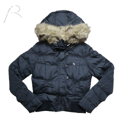 ABERCROMBIE & FITCH FUR JACKET - S