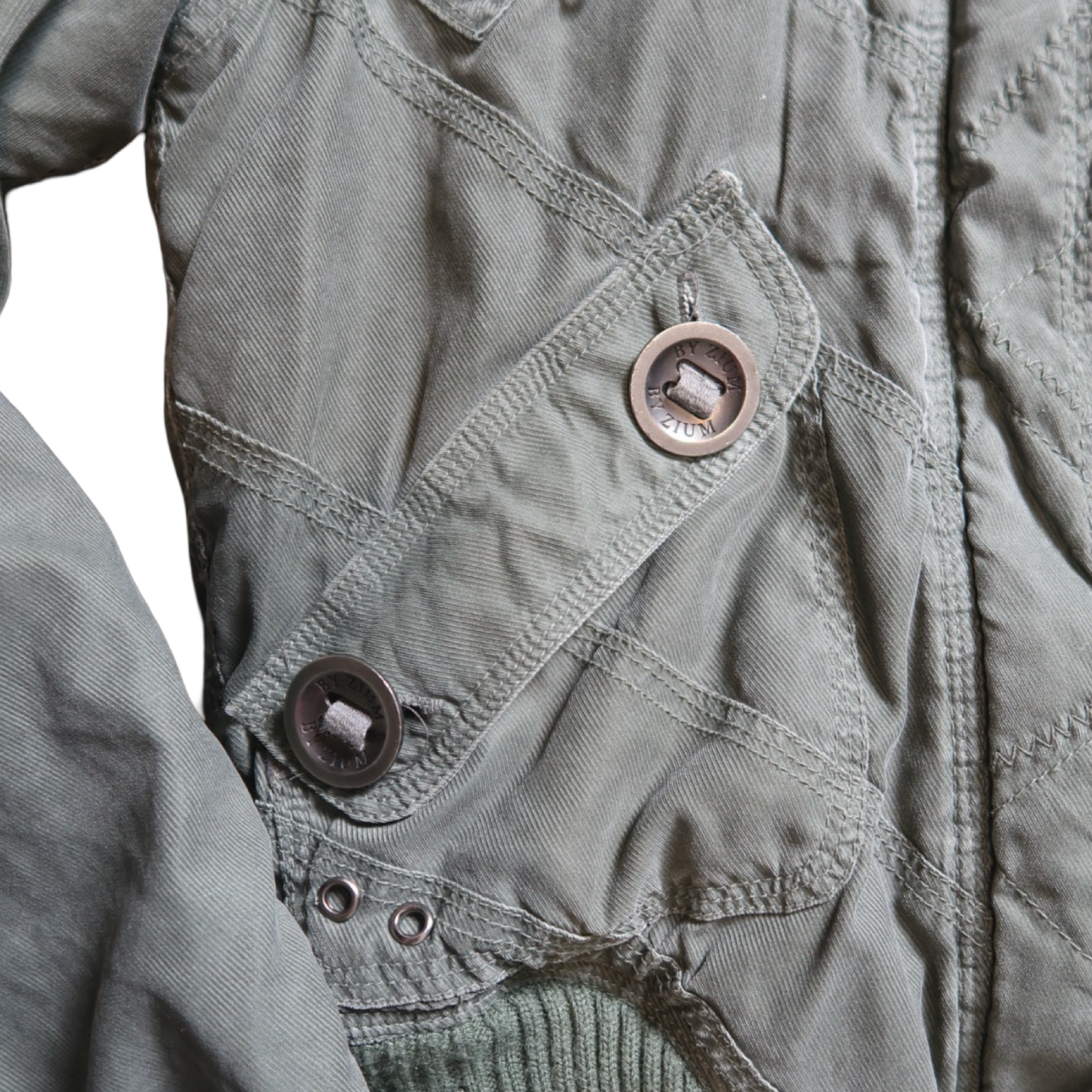 VINTAGE FUR PUFFER - M