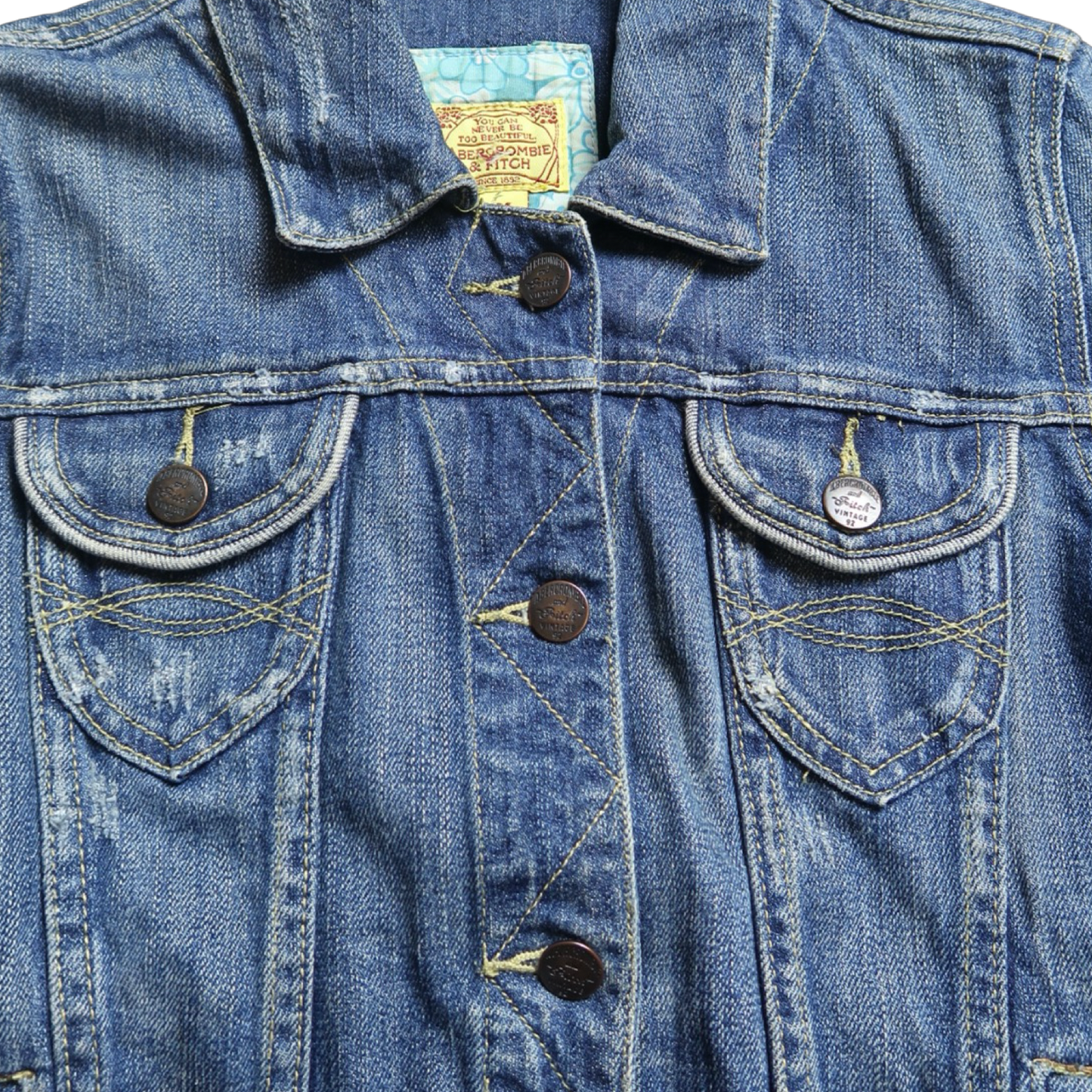 ABERCROMBIE & FITCH DENIM JACKET - M