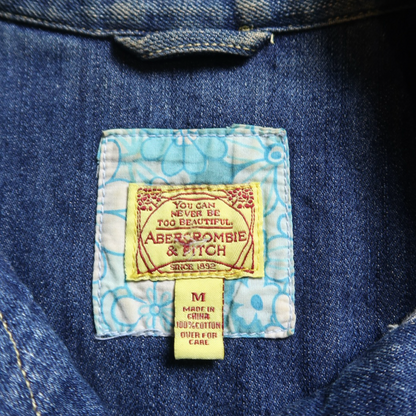 ABERCROMBIE & FITCH DENIM JACKET - M