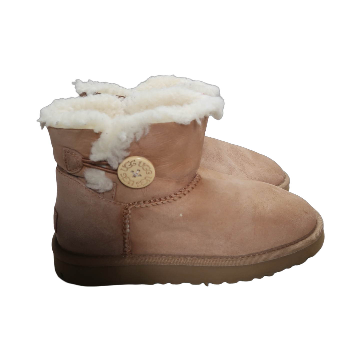 VINTAGE UGG FUR BOOTS - EU39