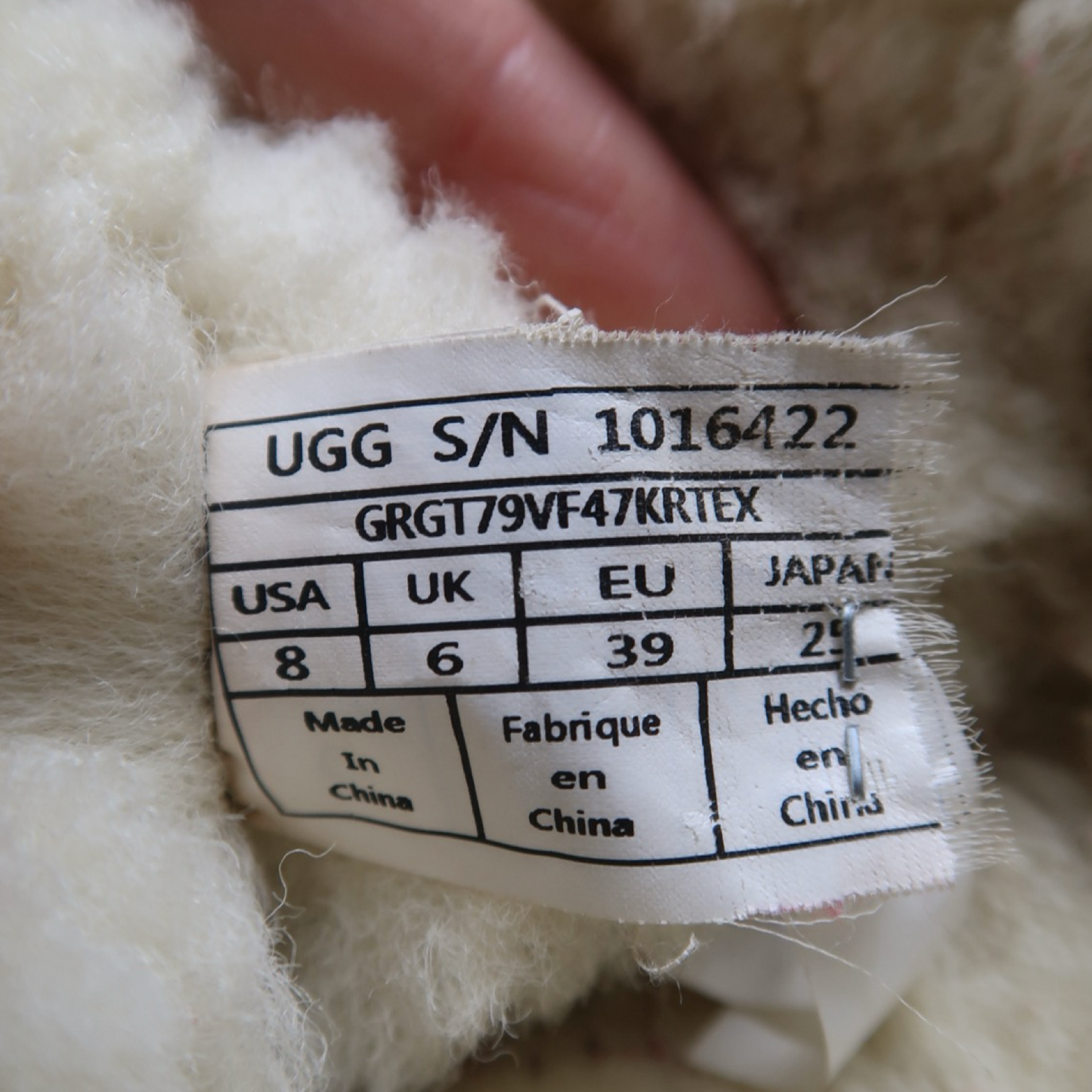 VINTAGE UGG FUR BOOTS - EU39