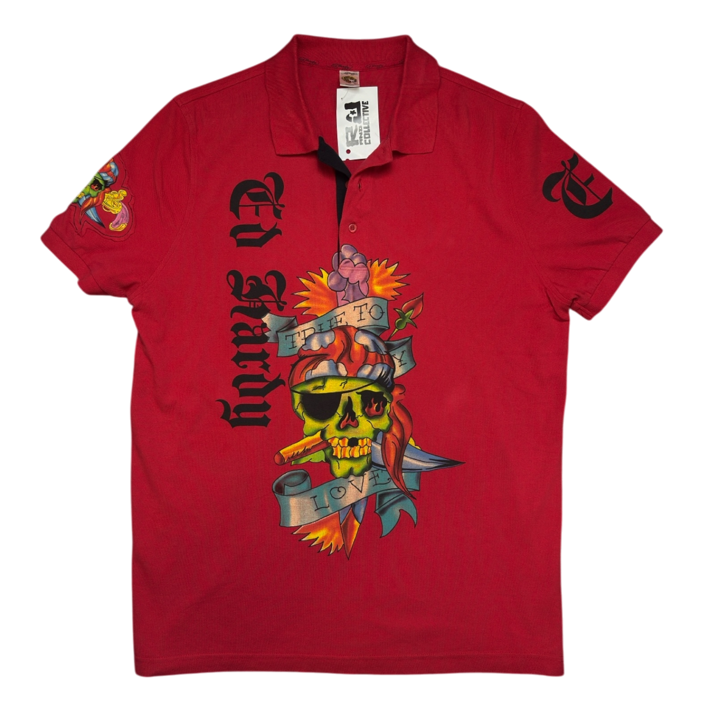 ED HARDY POLO TEE - XL