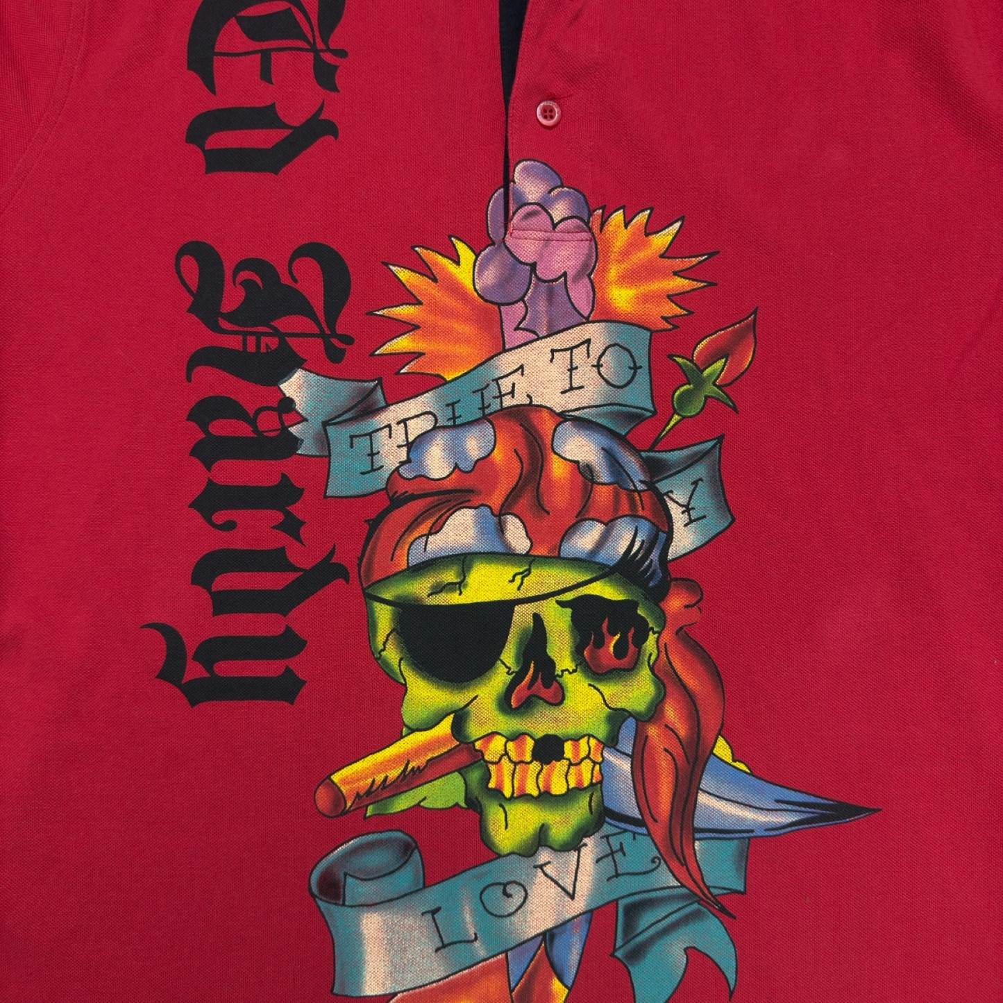 ED HARDY POLO TEE - XL