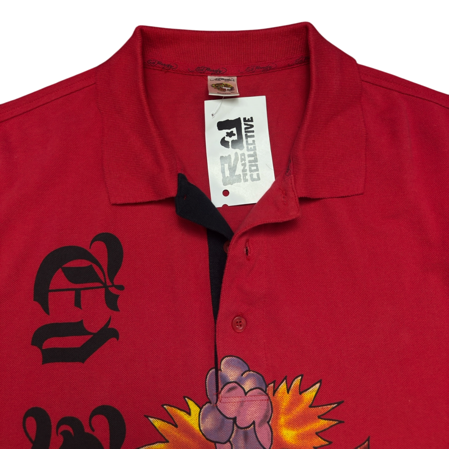 ED HARDY POLO TEE - XL