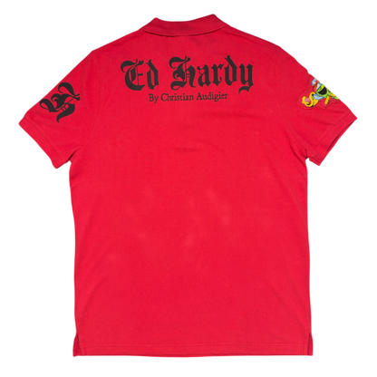 ED HARDY POLO TEE - XL