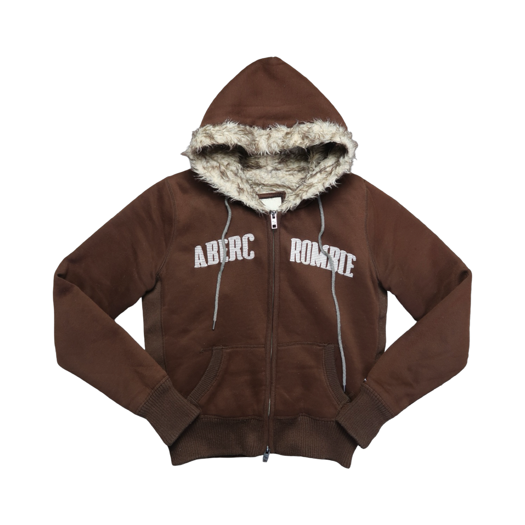 ABERCROMBIE & FITCH FUR JACKET - L
