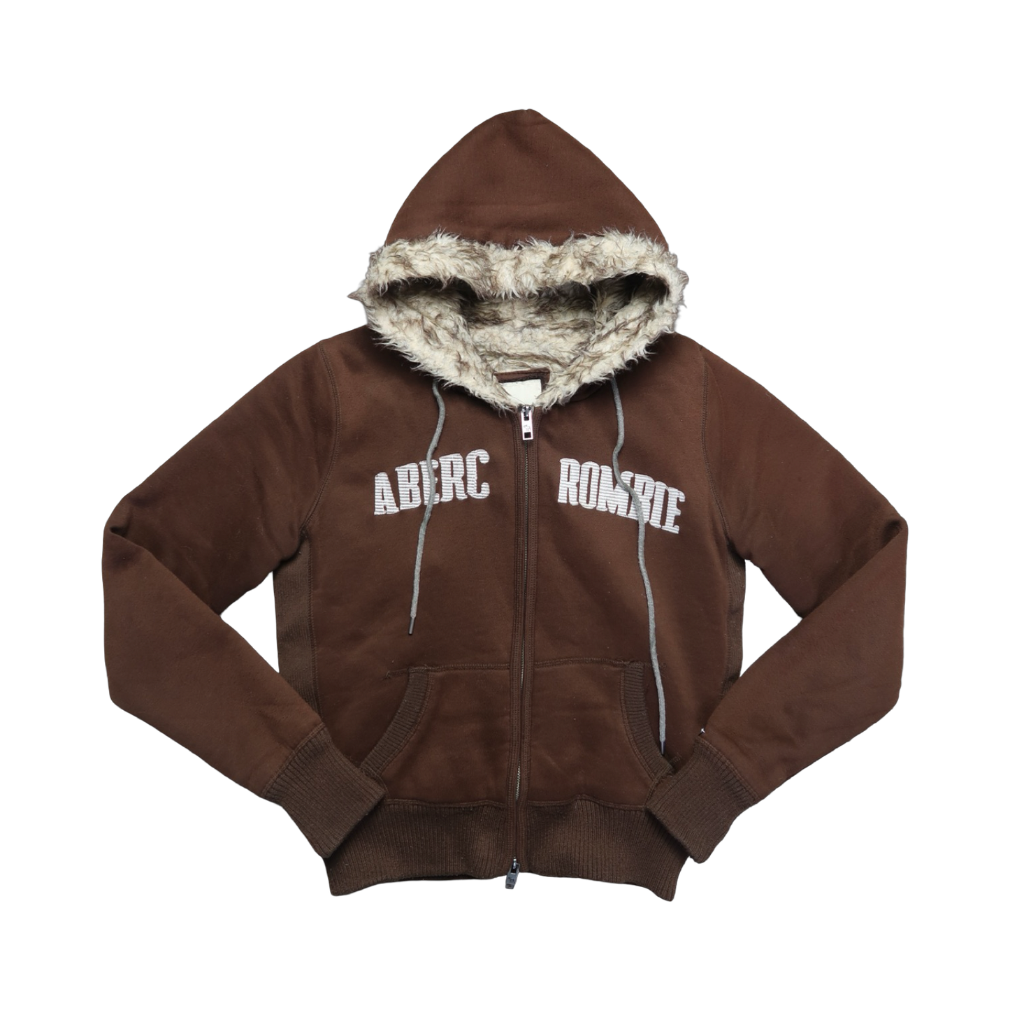 ABERCROMBIE & FITCH FUR JACKET - L