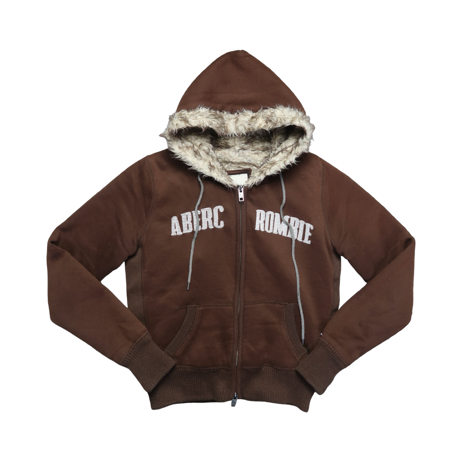 ABERCROMBIE & FITCH FUR JACKET - L