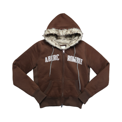ABERCROMBIE & FITCH FUR JACKET - L