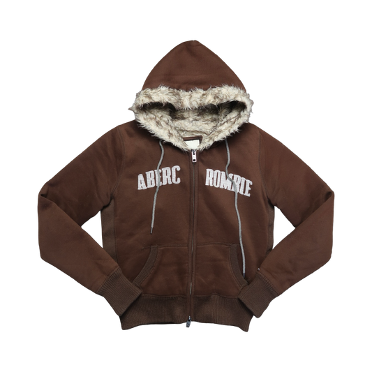 ABERCROMBIE & FITCH FUR JACKET - L