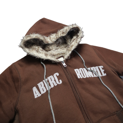 ABERCROMBIE & FITCH FUR JACKET - L