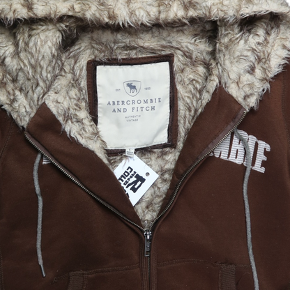 ABERCROMBIE & FITCH FUR JACKET - L
