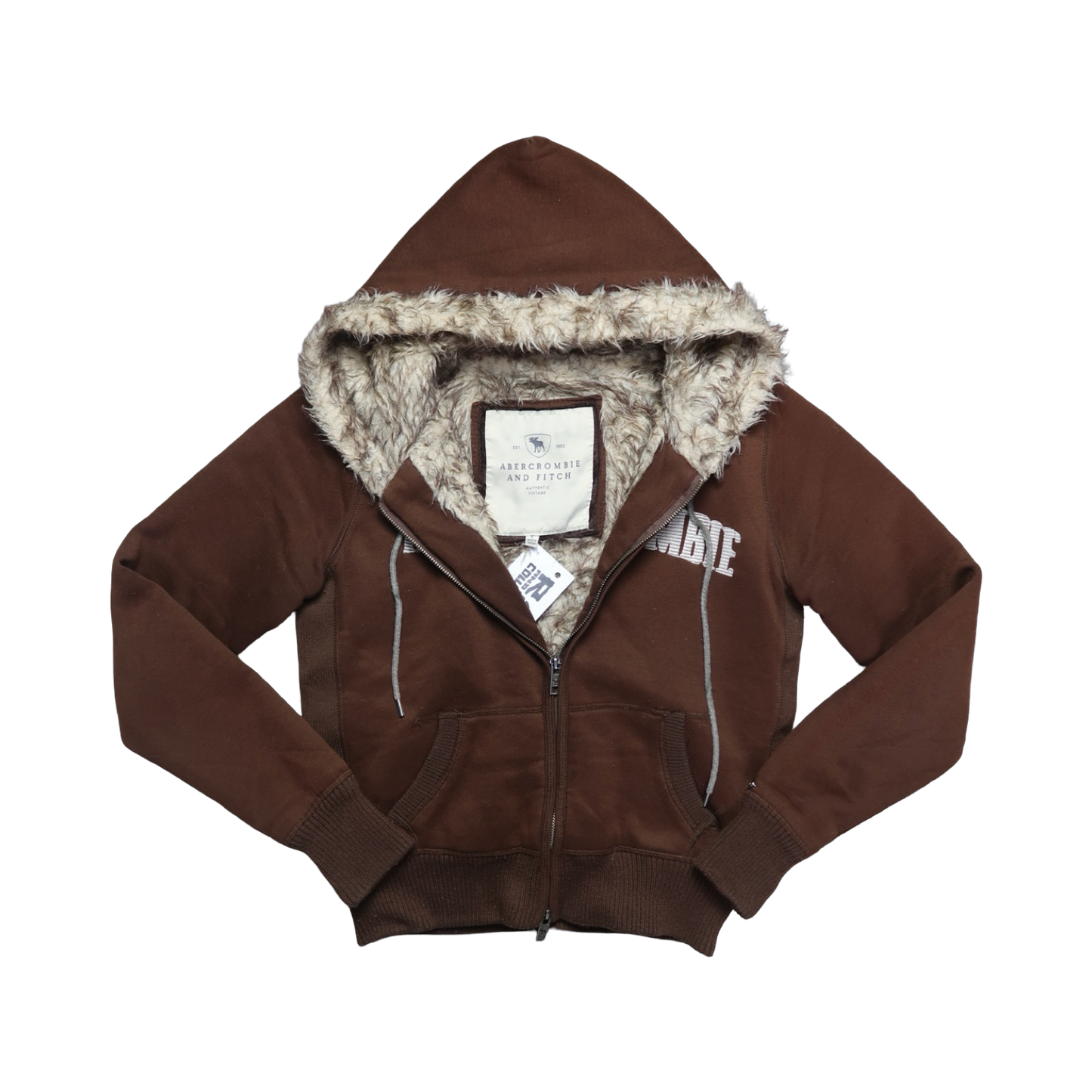 ABERCROMBIE & FITCH FUR JACKET - L