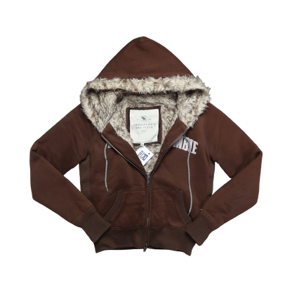ABERCROMBIE & FITCH FUR JACKET - L