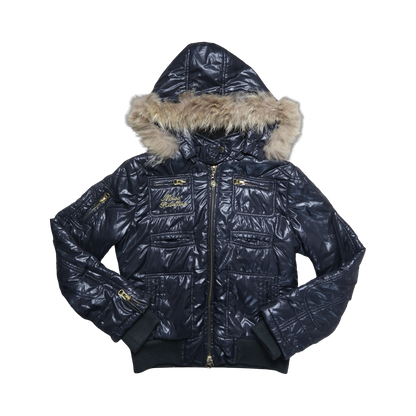 MISS RIBELLINA FUR PUFFER - M