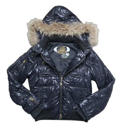 MISS RIBELLINA FUR PUFFER - M