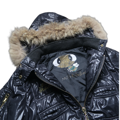 MISS RIBELLINA FUR PUFFER - M
