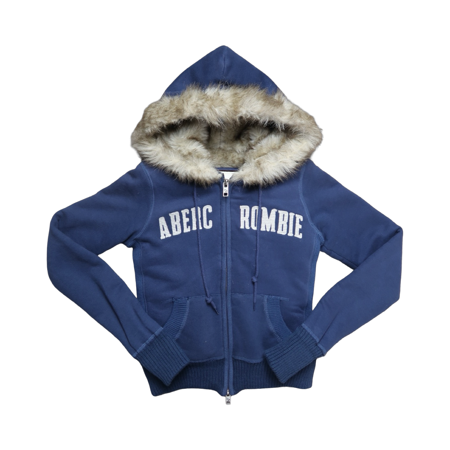 ABERCROMBIE & FITCH FUR JACKET - S
