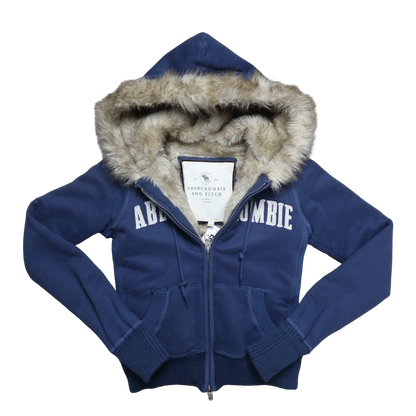 ABERCROMBIE & FITCH FUR JACKET - S