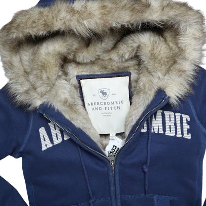 ABERCROMBIE & FITCH FUR JACKET - S