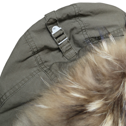 MOUSSY FUR JACKET - M