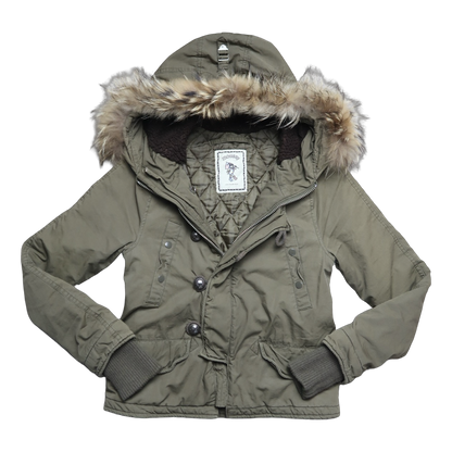 MOUSSY FUR JACKET - M