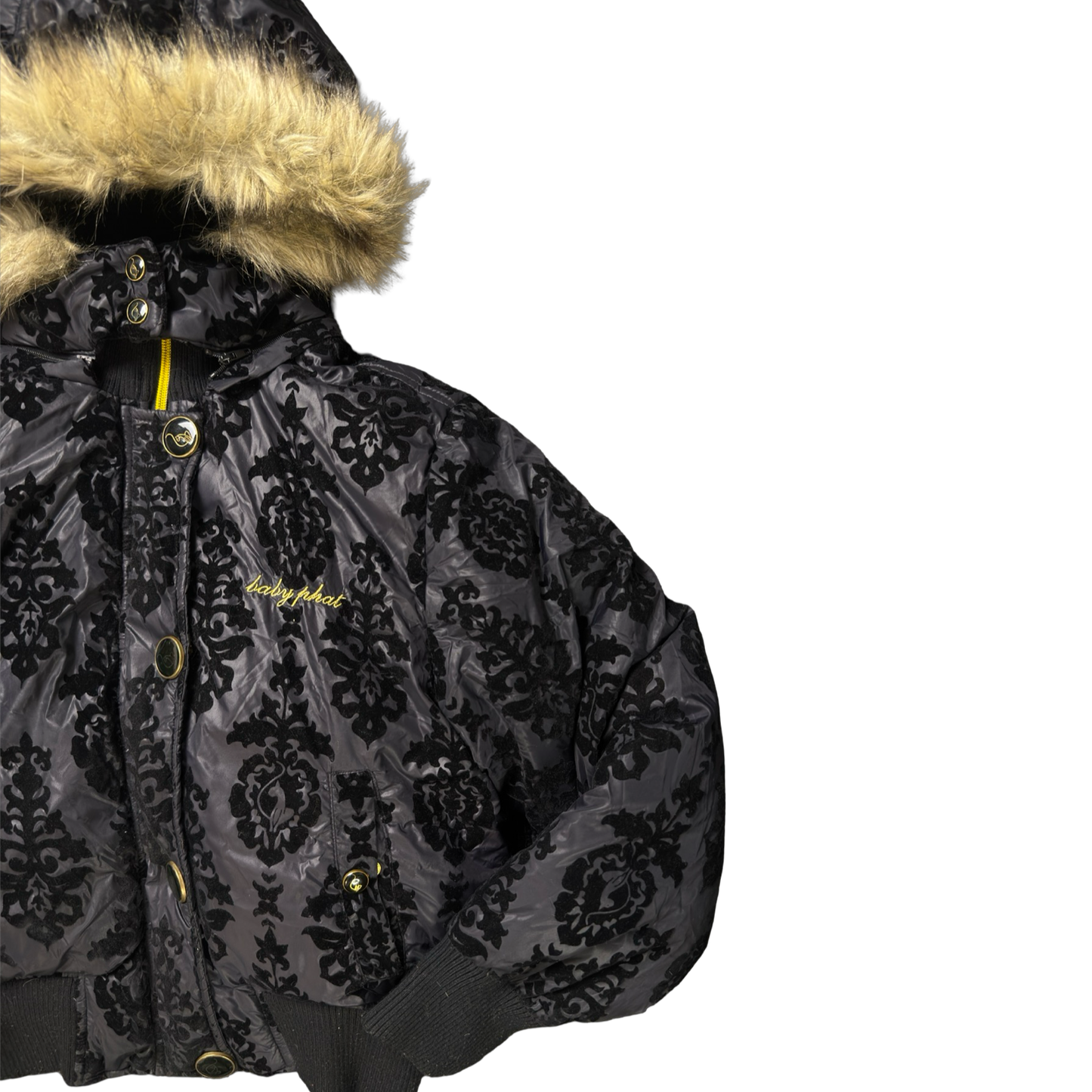 BABY PHAT BLACK PUFFER - S