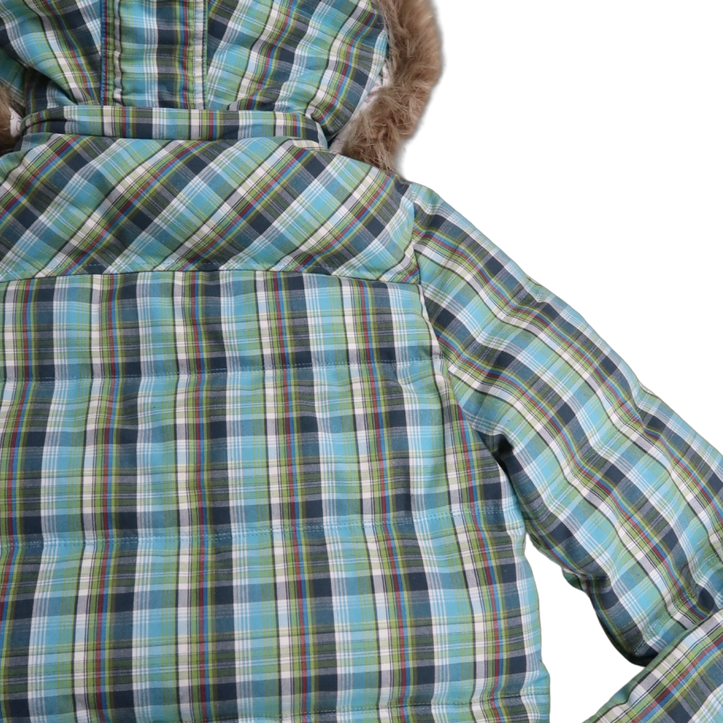 ROXY LATE 2000s FUR PUFFER - M