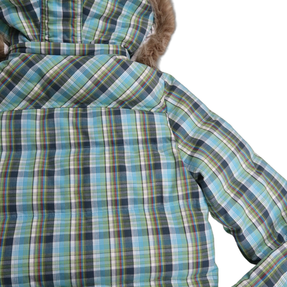 ROXY LATE 2000s FUR PUFFER - M