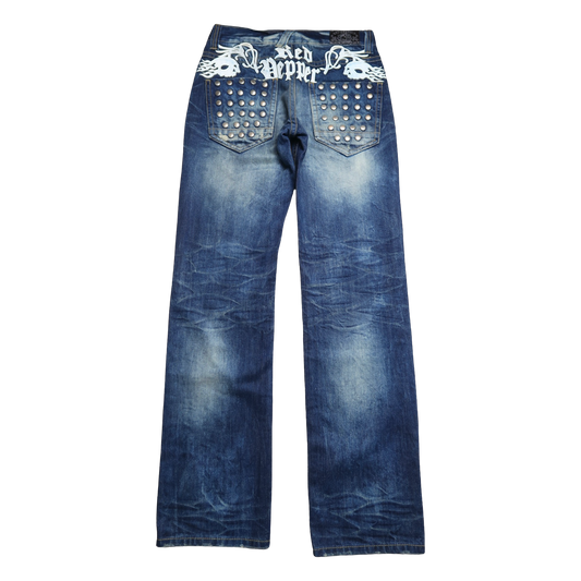 RED PEPPER STUDD JEANS - 31"