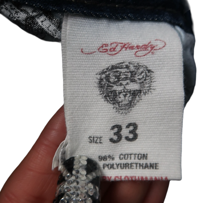 VINTAGE ED HARDY JEANS - 33"