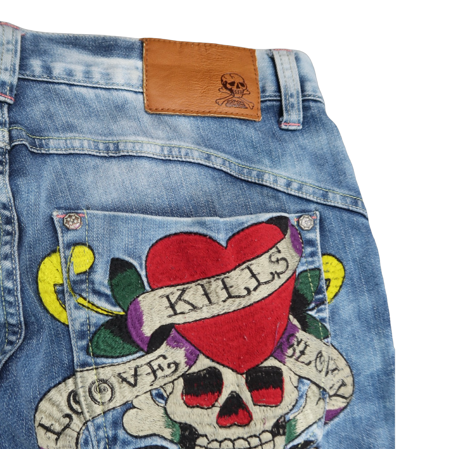 VINTAGE ED HARDY JEANS - 33"
