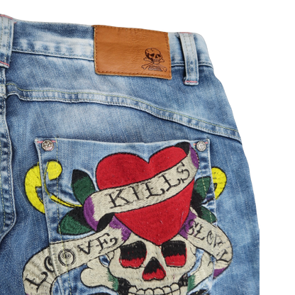 VINTAGE ED HARDY JEANS - 33"