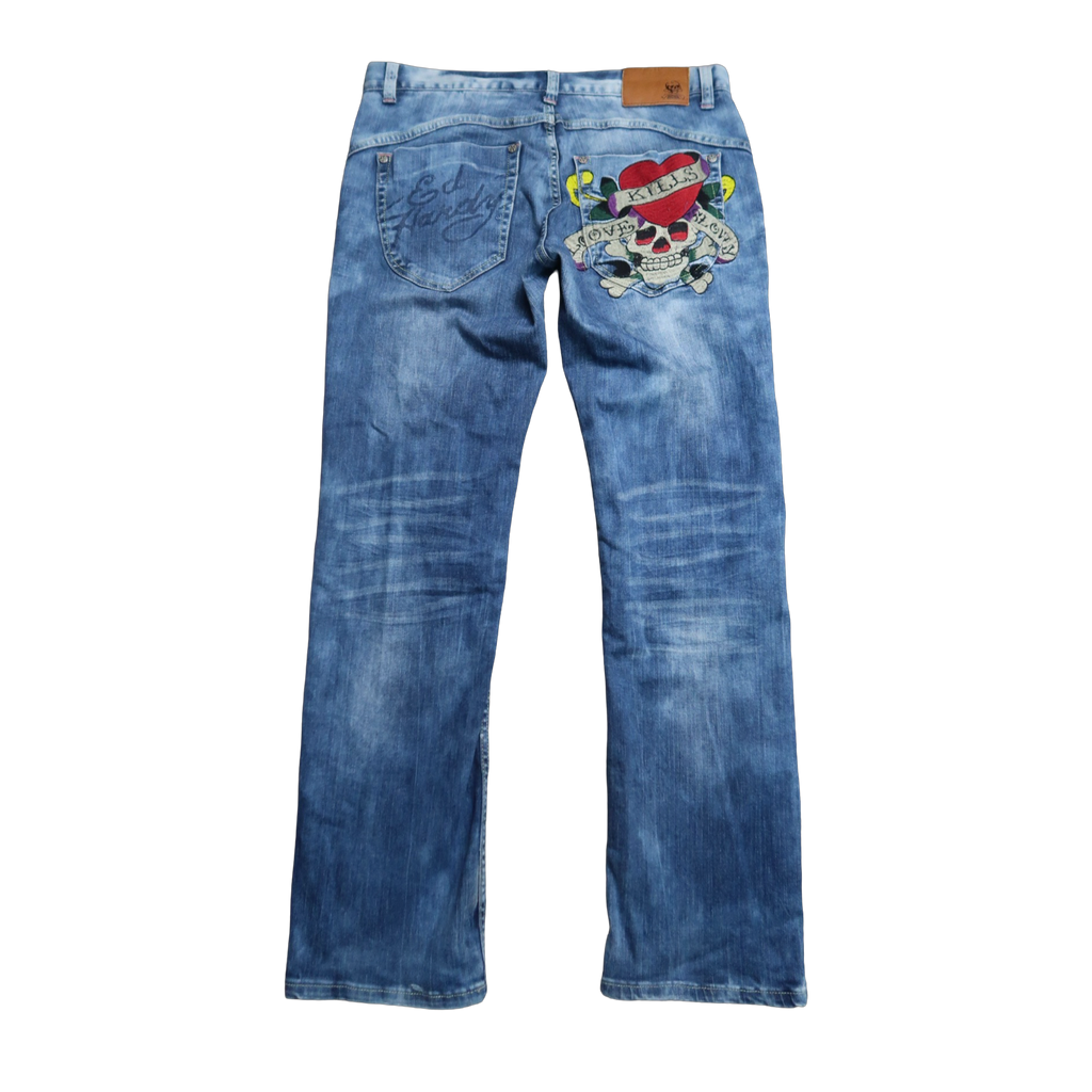 VINTAGE ED HARDY JEANS - 33"