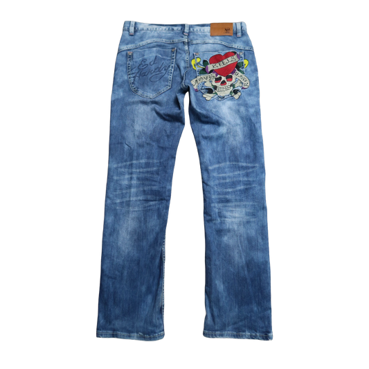 VINTAGE ED HARDY JEANS - 33"