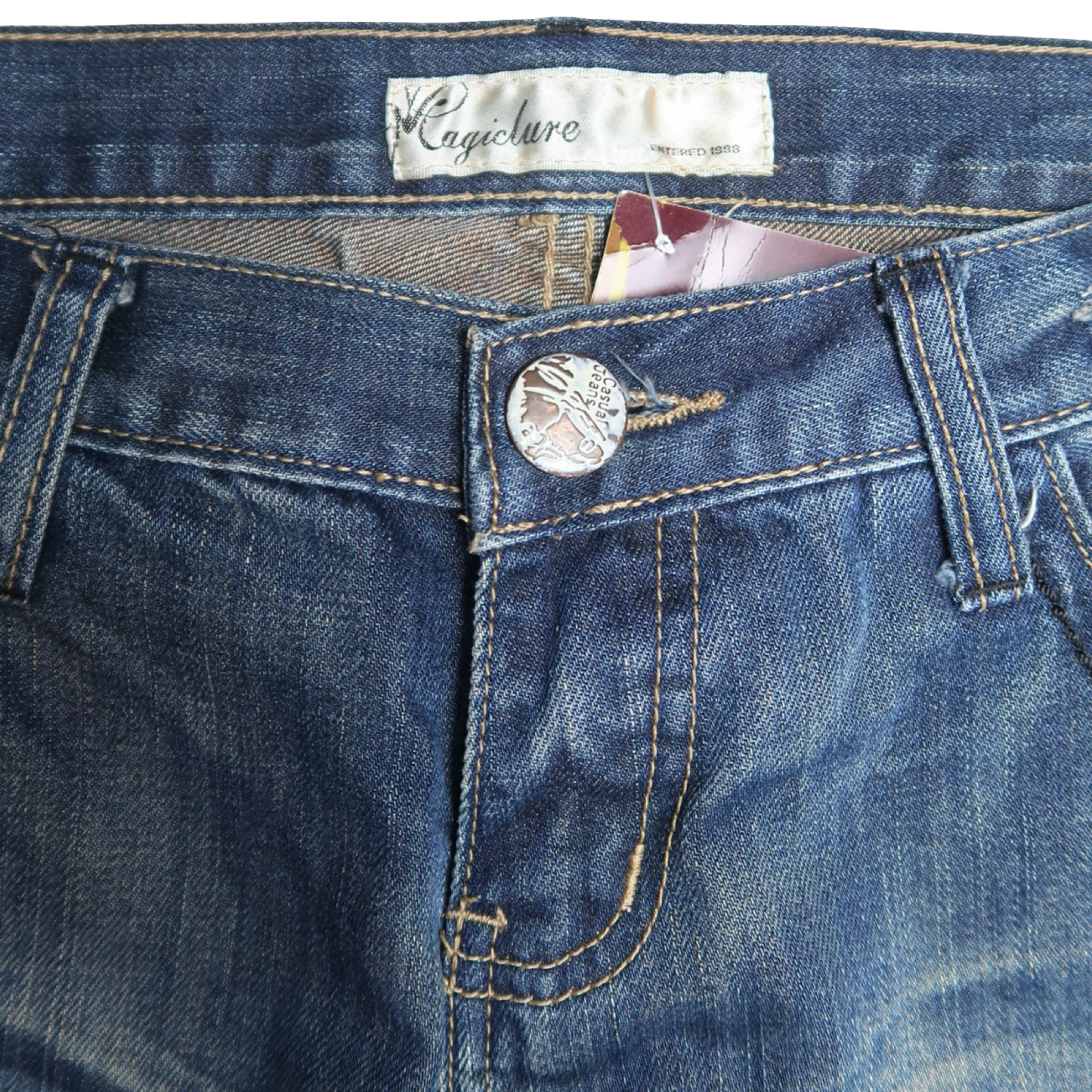 CRAZY WASH FLARE JEANS - 31"