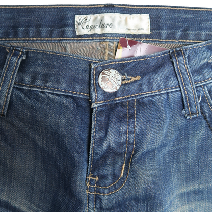 CRAZY WASH FLARE JEANS - 31"