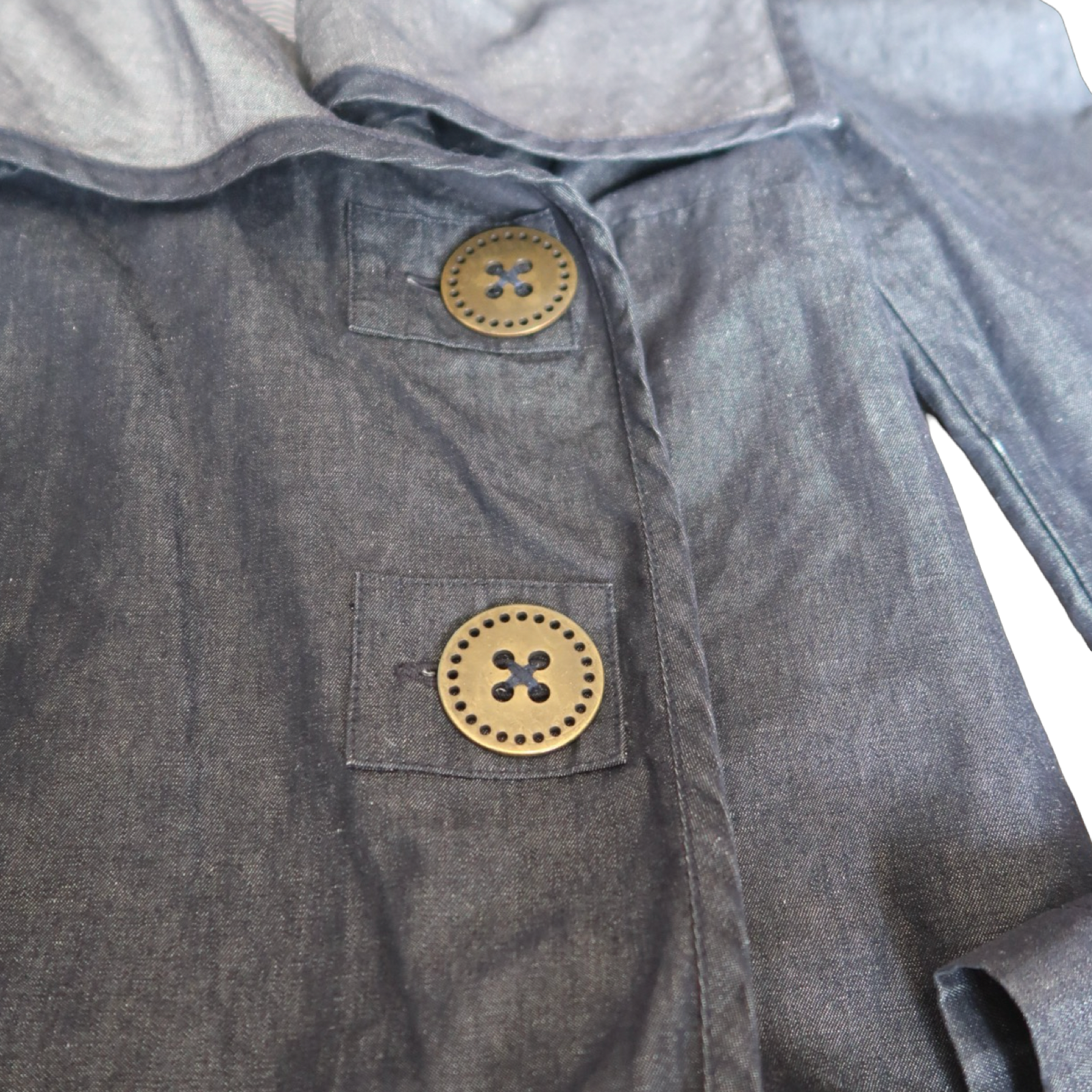 ANDREA MOORE BUTTON JACKET - M