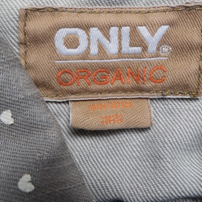 ONLY HEART DENIM JACKET - S